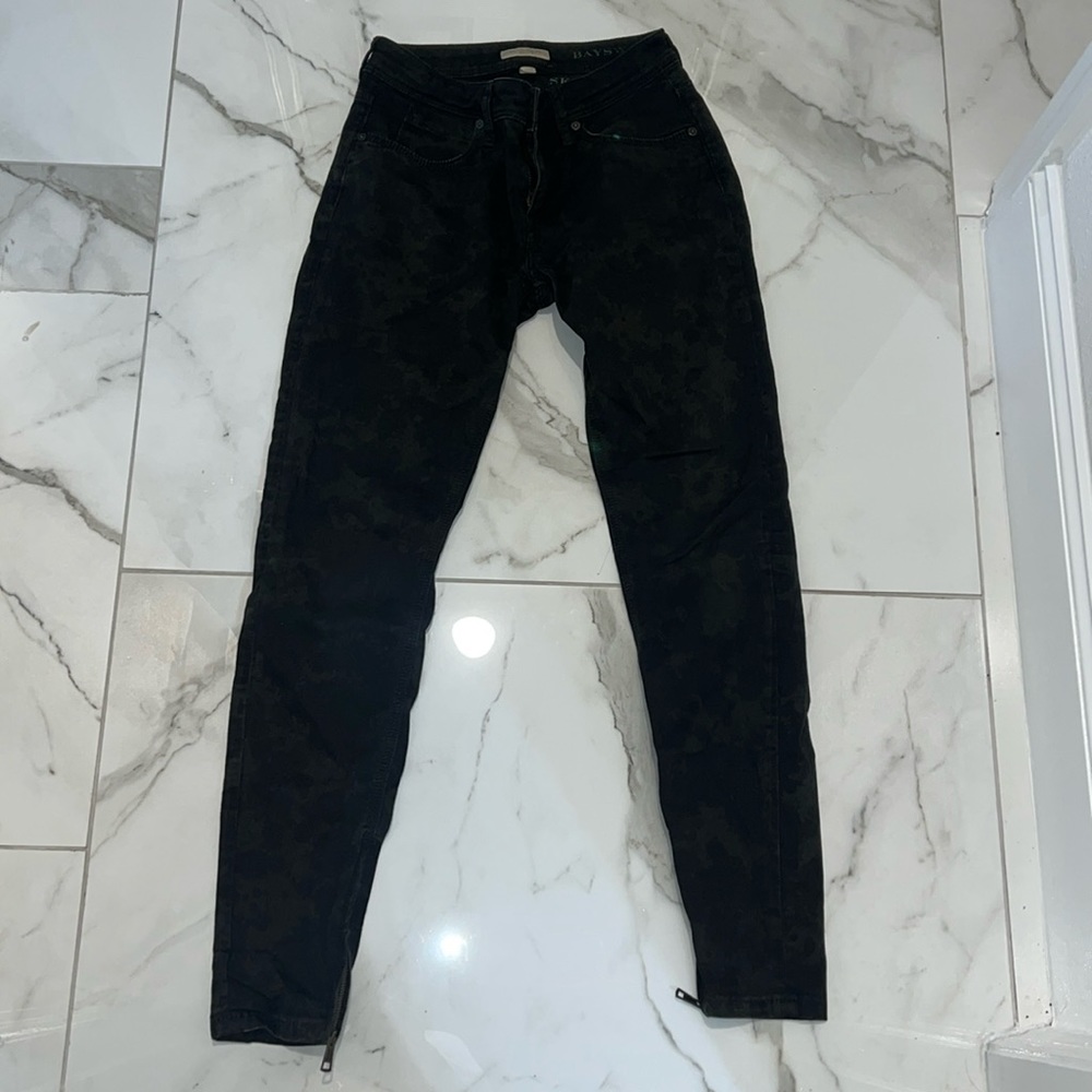 Burberry Brit acid wash black jeans size 27w